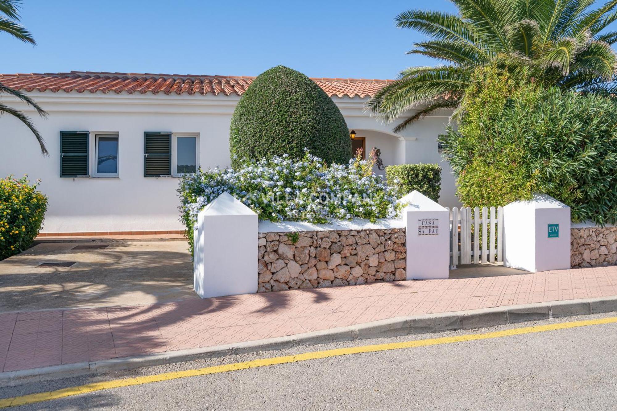 Villa Sa Pau Es Mercadal Esterno foto